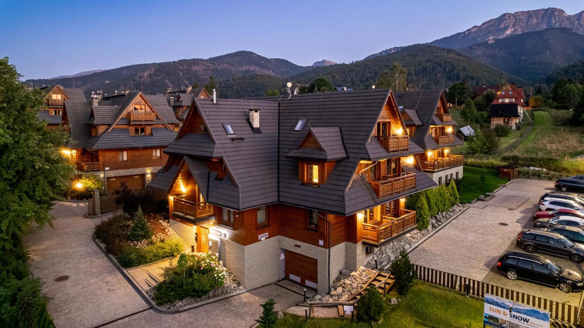 Apartamenty Sun & Snow Resorts Lipki Park Z Sauna ザコパネ エクステリア 写真